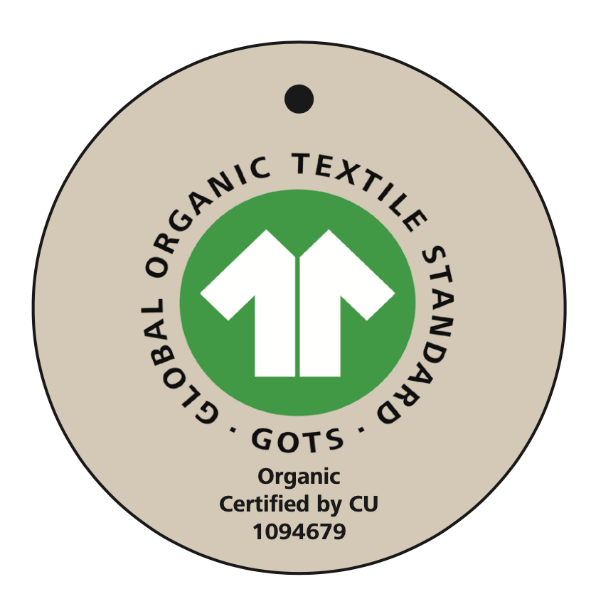 En billede af Global Organic Textile Standards logo.